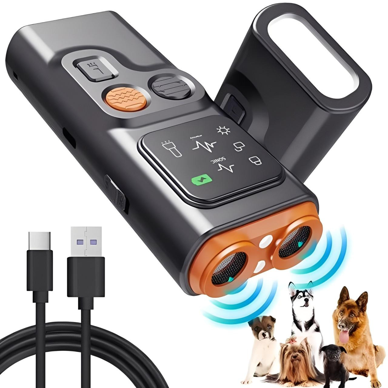 Boitier Ultrasons Anti Aboiements Pour Chien