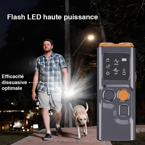 Boitier Ultrasons Anti Aboiements Pour Chien