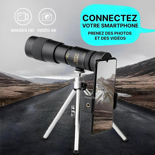 Télescope Monoculaire Smartphone - Téléobjectif Haute Définition