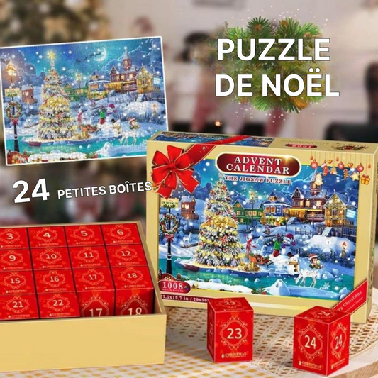 Calendrier De L'avent Puzzle de 1008 Pièces