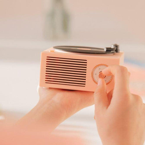 Enceinte Bluetooth Tourne-disque Vintage
