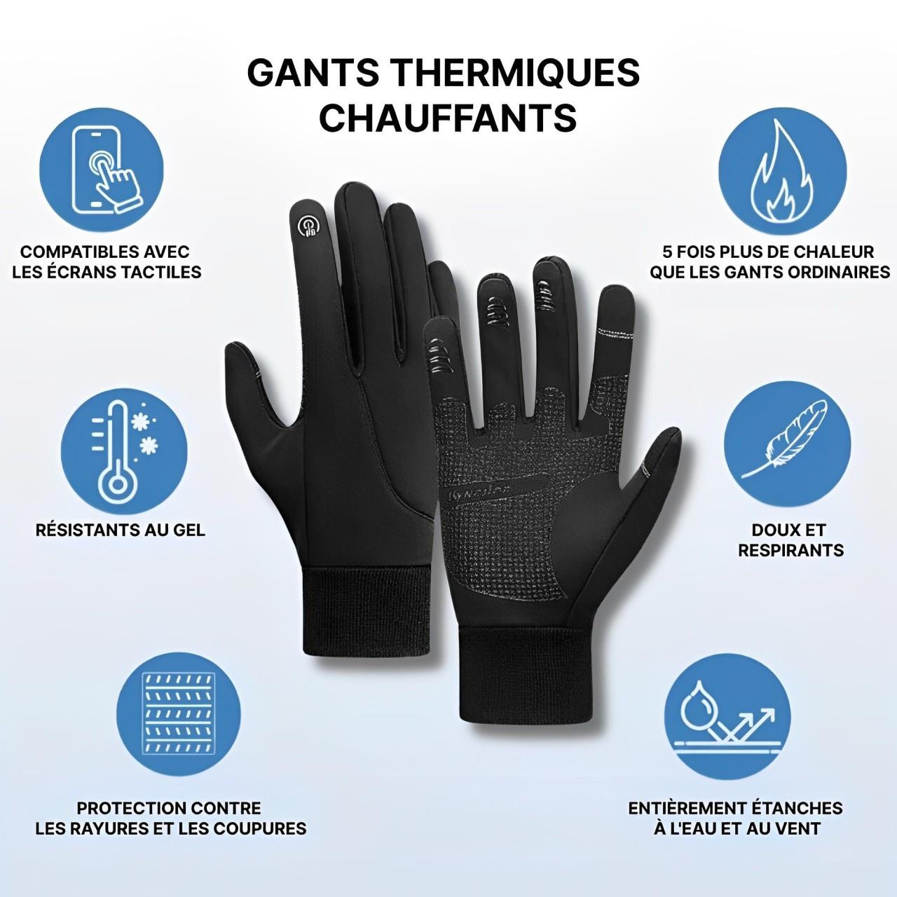 Gants Chauffants Thermiques Anti Froid