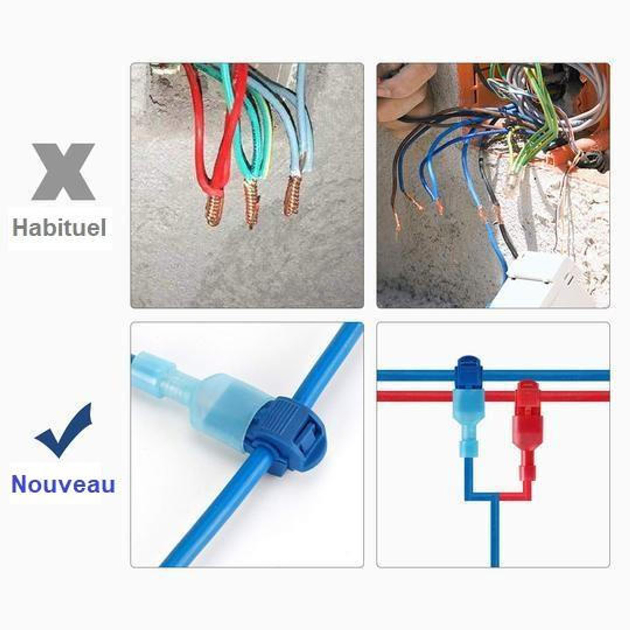 Kit De Connecteurs De Fils T-Tap