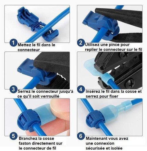 Kit De Connecteurs De Fils T-Tap