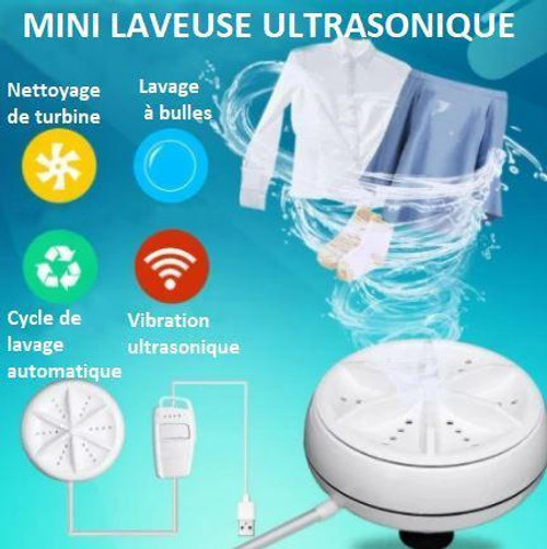 Mini Lave-vaisselle | Lave-linge Ultrasonique Portable