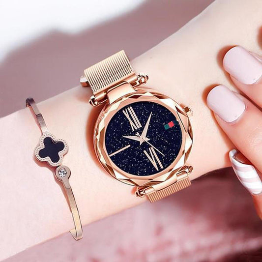 Montre étanche ciel étoilé pour femmes