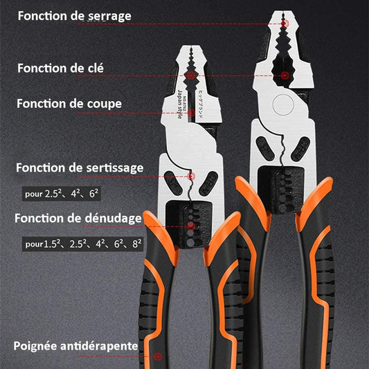 Pince coupante multifonction 4 en 1