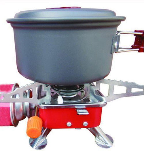 Réchauds de Camping à Gaz Portable Brûleur de Cuisinière Pliable Ultra-léger