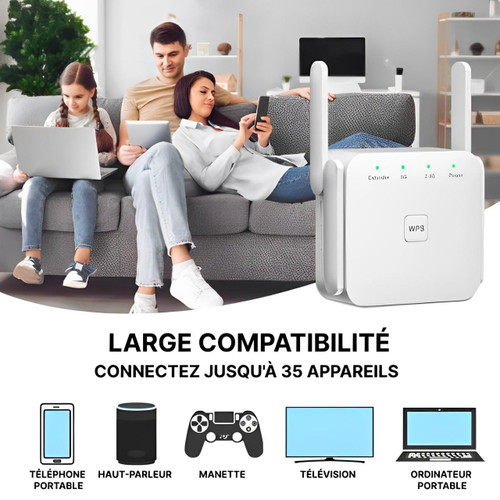 Répéteur WiFi Puissant Longue Portée