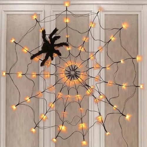 Toile d'Araignée Halloween LED 3D