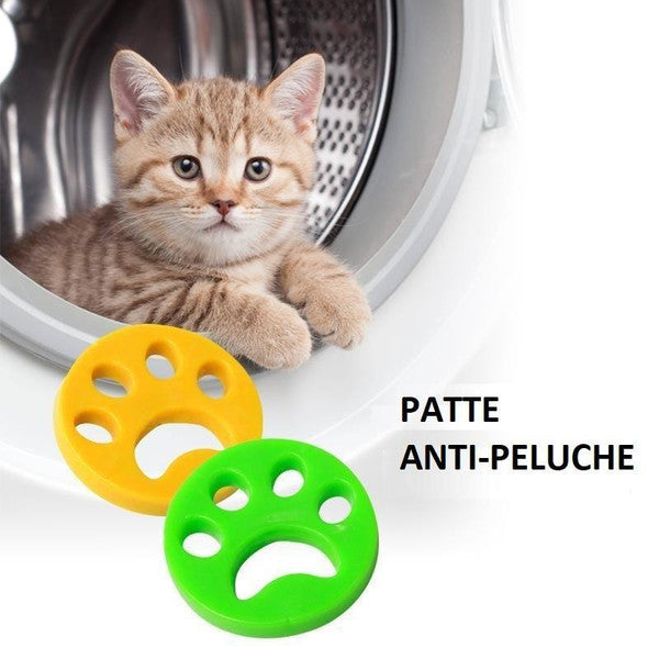 Anti poils animaux machine à laver - Patte Anti-peluche – Coin Des Malins