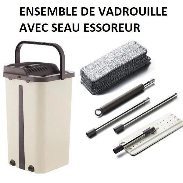 1 Ensemble, Vadrouille Et Seau Avec Essoreuse, Vadrouille Et Seau