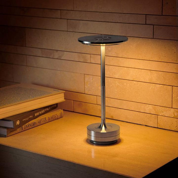 Lampe De Table Sans Fil Portable - Lumière à Intensité Réglable