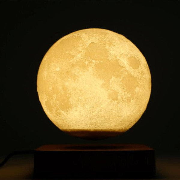 Lampe Lunaire 13,5 cm 3D à Lévitation Magnétique – Mon Enseigne Lumineuse