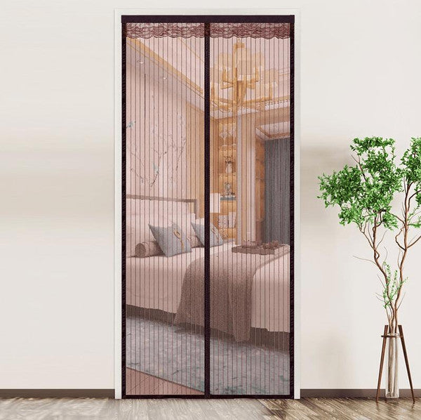 Moustiquaire Porte Fenetre Magnetique AimantéE 120 X 195 Cm Fermeture Automatique Facile à Installer Sans Percer Pour Porte D Entrée Intérieur/Patio Blanc