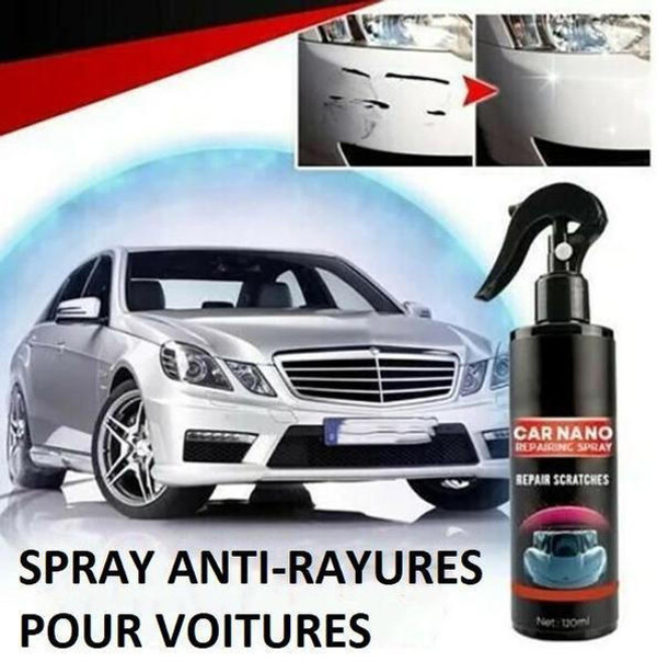  Oulian 250ml Réparation Rapide de Rayures Nano Spray Anti- Rayures de Voiture, Spray de Réparation avec Tissu à Gratter Car pour  Toutes Les Carrosseries